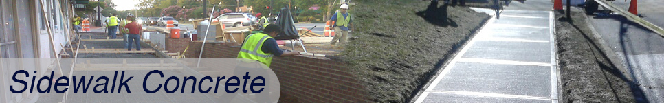 NYC sidewalk concrete installation and repair service