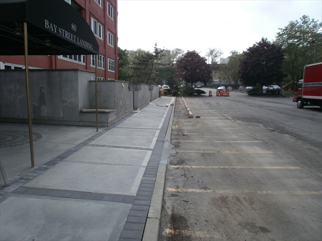 Sidewalk concrete project in Bronx